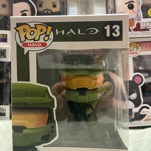 Funko Pop! Halo Action Figure - Green and Yellow
